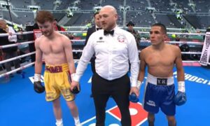 Musculito Blanc perdió por nocaut en Londres