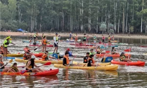 Gran convocatoria tuvo este fin de semana el Sunset Náutico en el lago de Salto Grande