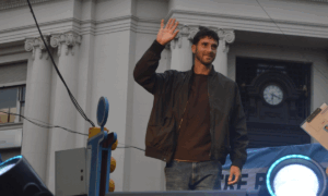 Senesi llegó a Concordia y fue recibido por su gente