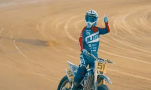 Un motociclista concordiense comenzó su carrera a un paso del podio en Italia